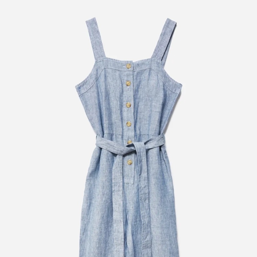 Everlane ‘The Linen Picnic Jumpsuit’ - Size Medium